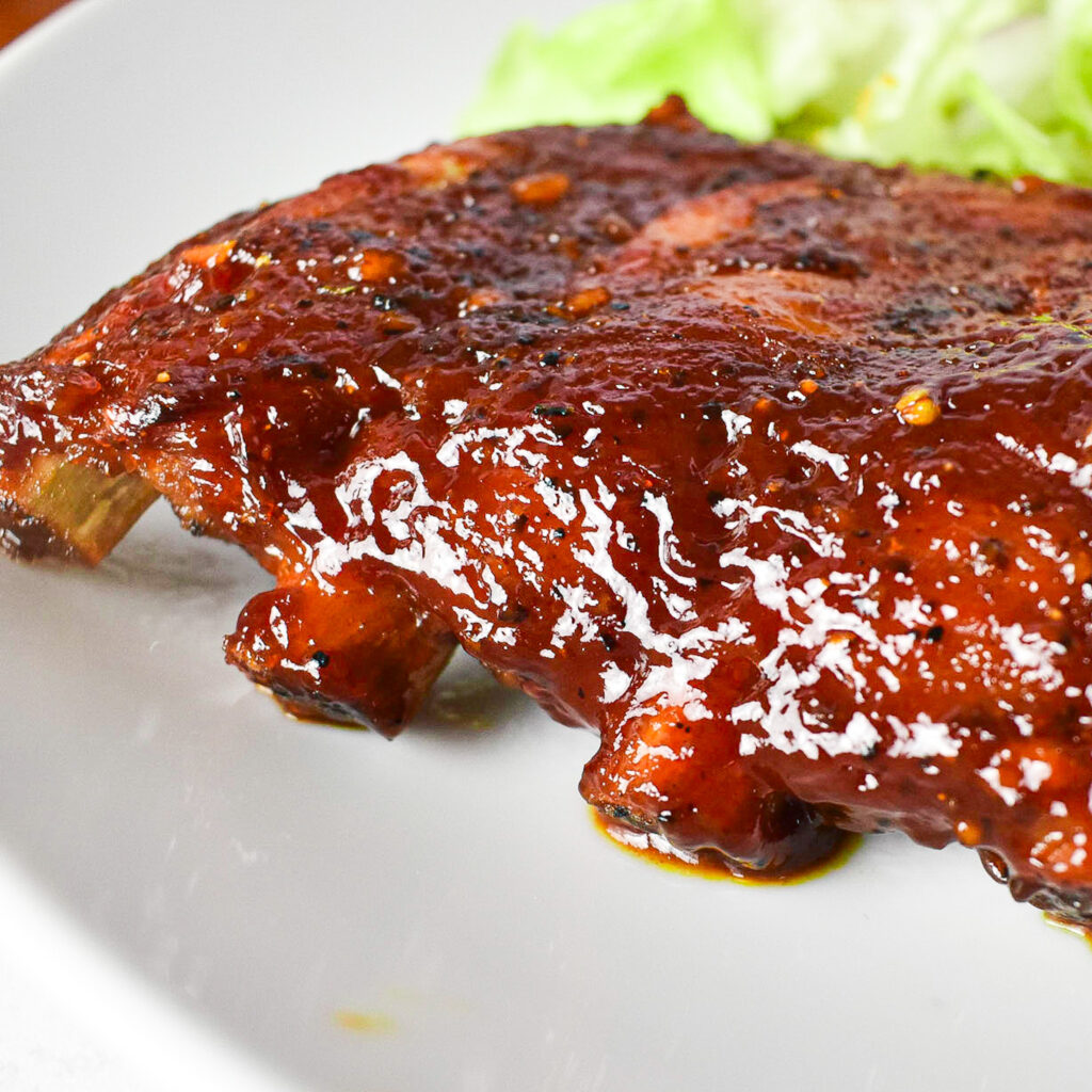 Sticky BBQ Honey Garlic Ribs