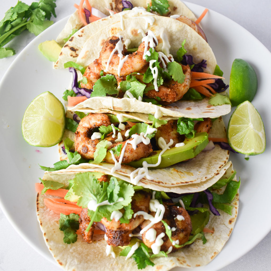 Prawn Tacos - Healthy Prawn Tacos