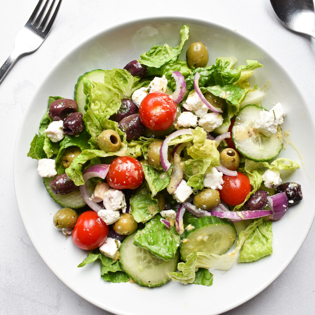 Feta And Olive Salad - Andrea's Dainty Kitchen