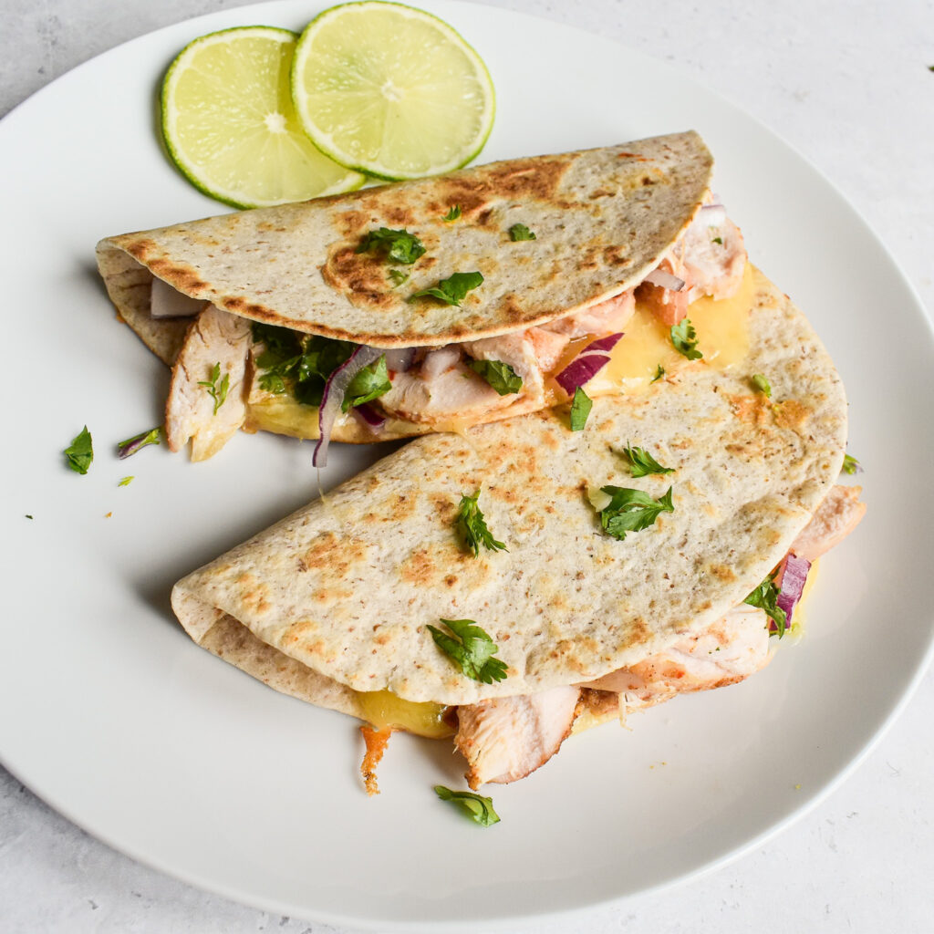 Leftover roast chicken tacos