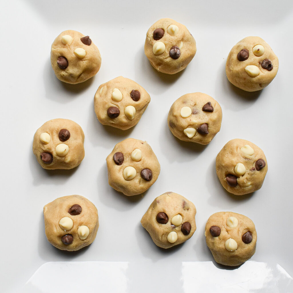 unbaked mini cookies