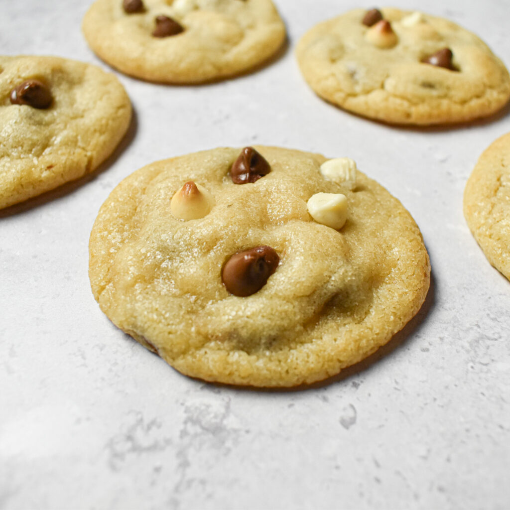 milk white chocolate chip cookies