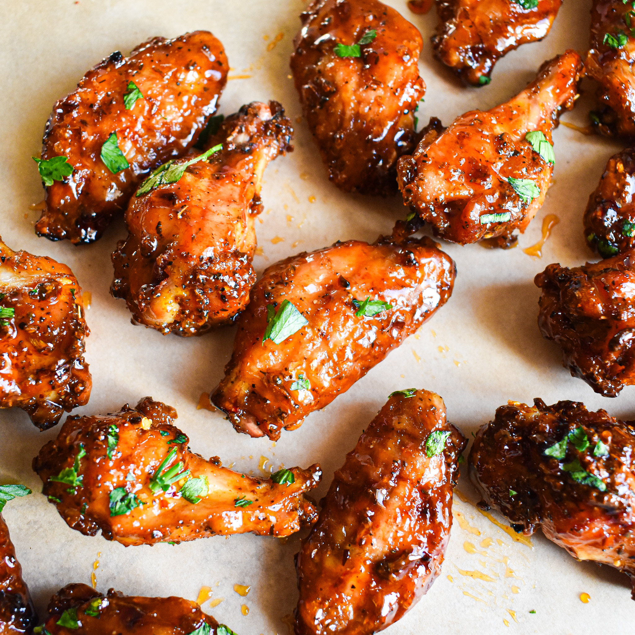 hot honey chicken wings