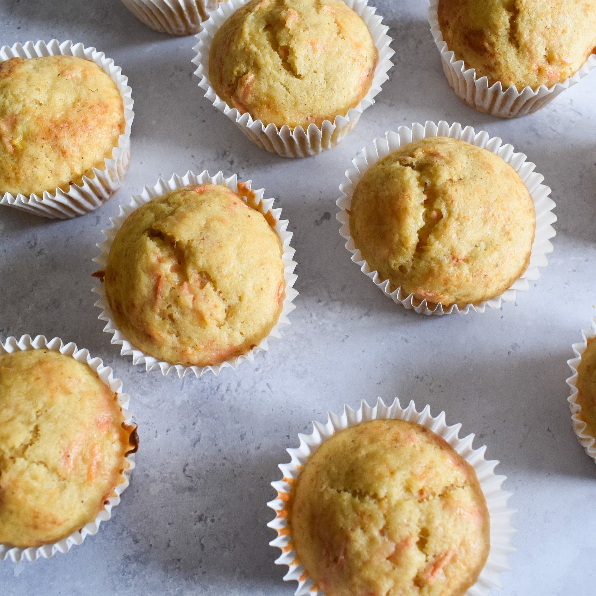 carrot banana muffins